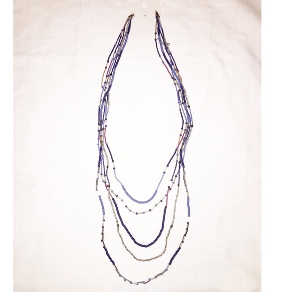 NWT 5 layer Beaded Necklace. - Picture 1 of 2